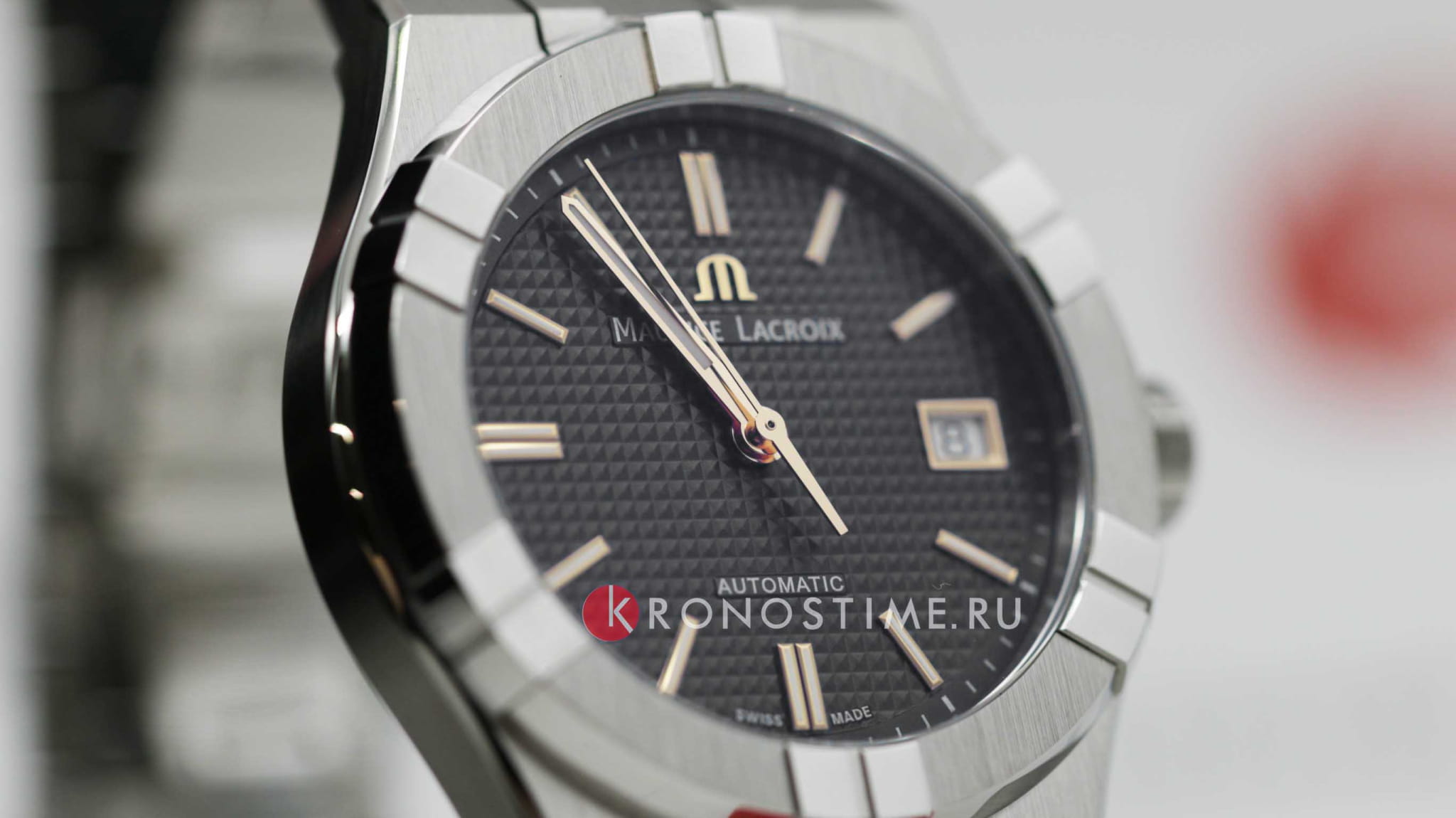 Оригинальные часы Maurice Lacroix Maurice Lacroix Aikon Automatic AI6007-SS002-331-1 механические калибр механизма ml115 общий вид